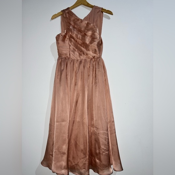 H&M Satin Pleated Dress Size 2 - Picture 1 of 11